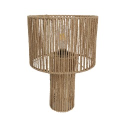 THASOS ΦΩΤΙΣΤΙΚΟ ΕΠΙΤΡΑΠΕΖΙΟ 36x36x51cm PAPER ROPE ΦΥΣΙΚΟ ΣΙΔΕΡΟ