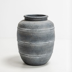 VESUVIUS ΓΛΑΣΤΡΑ 35x35x46cm MgO ΓΚΡΙ