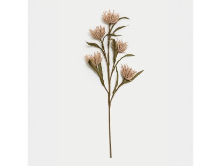 AROMA BLOSSOMS ΛΟΥΛΟΥΔΙ ΤΕΧΝΗΤΟ 66cm FOAM ΚΑΦΕ ΠΡΑΣΙΝΟ PVC