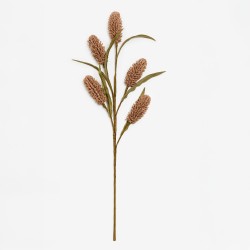 AROMA BLISS ΛΟΥΛΟΥΔΙ ΤΕΧΝΗΤΟ 63cm FOAM ΡΟΖ ΠΡΑΣΙΝΟ PVC
