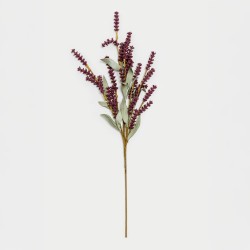 AROMA CHARM ΛΟΥΛΟΥΔΙ ΤΕΧΝΗΤΟ 70cm FOAM ΜΩΒ ΠΡΑΣΙΝΟ PVC