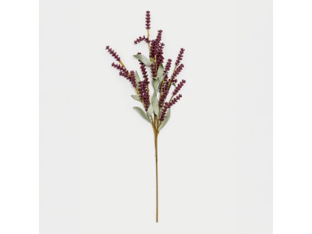 AROMA CHARM ΛΟΥΛΟΥΔΙ ΤΕΧΝΗΤΟ 70cm FOAM ΜΩΒ ΠΡΑΣΙΝΟ PVC