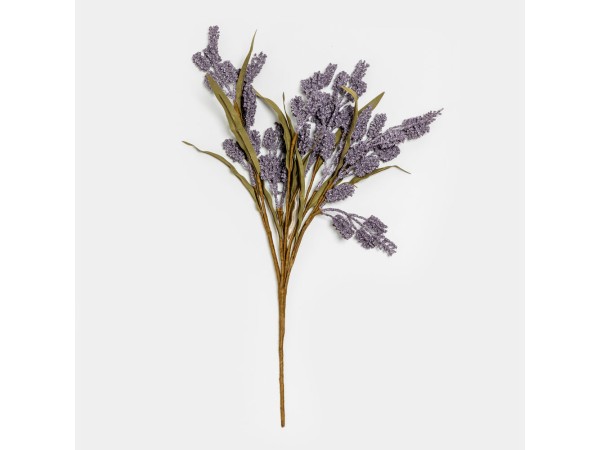 AROMA CHARM ΛΟΥΛΟΥΔΙ ΤΕΧΝΗΤΟ 55cm FOAM ΜΩΒ ΠΡΑΣΙΝΟ PVC