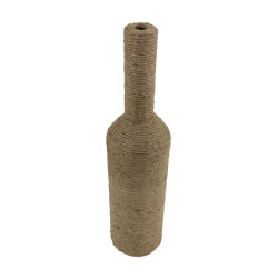ROPE ΒΑΖΟ 13x13x53cm ΣΧΟΙΝΙ ΦΥΣΙΚΟ PLYWOOD
