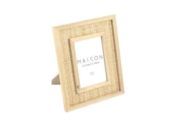 KAMIRA S ΚΟΡΝΙΖΑ 25x2x30cm RATTAN ΦΥΣΙΚΟ ΓΥΑΛΙ