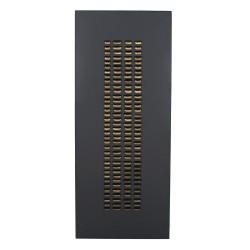 ESCAPE ΠΙΝΑΚΑΣ ΔΙΑΚΟΣΜΗΣΗΣ 50x120x4cm ΜΕΤΑΛΛΟ ΜΑΥΡΟ ΧΡΥΣΟ MDF