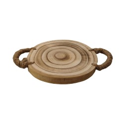 KENGO ΔΙΣΚΟΣ ΔΙΑΚΟΣΜΗΣΗΣ 25x25x3cm ΞΥΛΟ ΦΥΣΙΚΟ