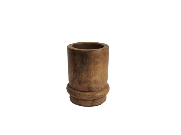 CEDAR ΒΑΖΟ 15x15x18cm ΞΥΛΟ ΚΑΦΕ CEDAR ΒΑΖΟ 15x15x18cm ΞΥΛΟ ΚΑΦΕ