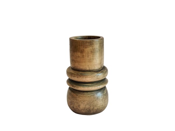 CEDAR ΒΑΖΟ 14x14x24cm ΞΥΛΟ ΚΑΦΕ CEDAR ΒΑΖΟ 14x14x24cm ΞΥΛΟ ΚΑΦΕ