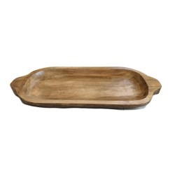 CEDAR ΔΙΣΚΟΣ ΔΙΑΚΟΣΜΗΣΗΣ 70x29x6cm ΞΥΛΟ ΚΑΦΕ