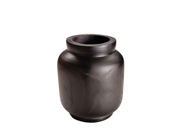 NUBIA ΒΑΖΟ 19x19x22cm ΞΥΛΟ ΜΑΥΡΟ NUBIA ΒΑΖΟ 19x19x22cm ΞΥΛΟ ΜΑΥΡΟ
