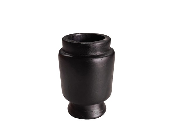 NUBIA ΒΑΖΟ 14x14x20cm ΞΥΛΟ ΜΑΥΡΟ NUBIA ΒΑΖΟ 14x14x20cm ΞΥΛΟ ΜΑΥΡΟ
