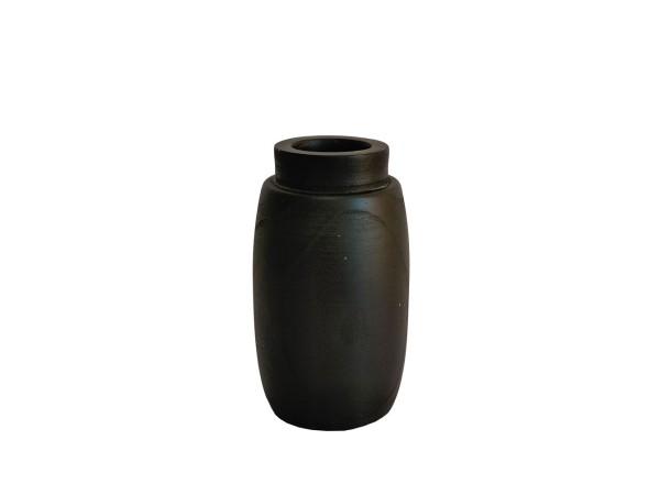NUBIA ΒΑΖΟ 13x13x22cm ΞΥΛΟ ΜΑΥΡΟ