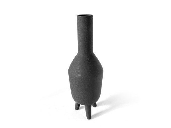 IFIGENIA ΒΑΖΟ 15x15x45cm ΚΕΡΑΜΙΚΟ ΜΑΥΡΟ IFIGENIA ΒΑΖΟ 15x15x45cm ΚΕΡΑΜΙΚΟ ΜΑΥΡΟ