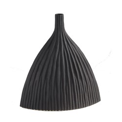 ISIDA ΒΑΖΟ 36x18x41cm ΚΕΡΑΜΙΚΟ ΜΑΥΡΟ