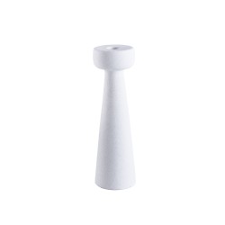 DARIS ΚΗΡΟΠΗΓΙΟ 7x7x25cm ΚΕΡΑΜΙΚΟ ΛΕΥΚΟ