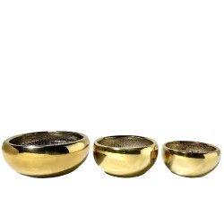 ORO ΚΑΣΠΩ ΣΕΤ 3ΤΜΧ 43x43x18cm ΚΕΡΑΜΙΚΟ ΧΡΥΣΟ
