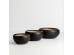 ONYX ΚΑΣΠΩ ΣΕΤ 3ΤΜΧ 43x43x18cm ΚΕΡΑΜΙΚΟ ΜΑΥΡΟ
