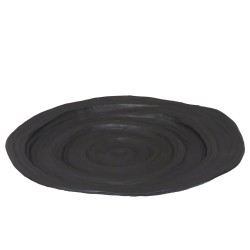 ARTIOM ΔΙΣΚΟΣ ΔΙΑΚΟΣΜΗΣΗΣ 42x41x6cm ΑΛΟΥΜΙΝΙΟ ΜΑΥΡΟ