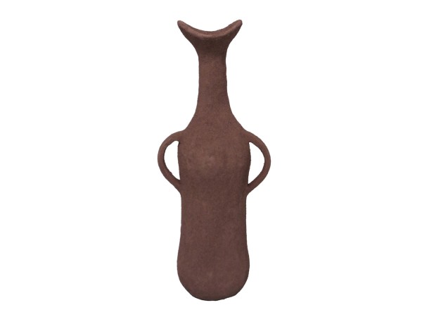 NATHEN ΒΑΖΟ 13x9x33cm ΑΛΟΥΜΙΝΙΟ TERRACOTTA
