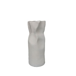 GRANTAS ΒΑΖΟ 14x13x35cm ΑΛΟΥΜΙΝΙΟ ΛΕΥΚΟ