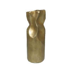 GRANTAS ΒΑΖΟ 16x16x43cm ΑΛΟΥΜΙΝΙΟ ΧΡΥΣΟ