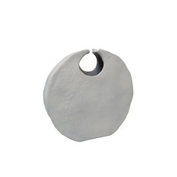 GRANTAS ΒΑΖΟ 32x7x31cm ΑΛΟΥΜΙΝΙΟ ΛΕΥΚΟ