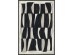 CEBRA ΠΙΝΑΚΑΣ ΔΙΑΚΟΣΜΗΤΙΚΟΣ ΜΕ ΚΟΡΝΙΖΑ 80x120x4cm ΚΑΜΒΑΣ BEIGE ΜΑΥΡΟ ΞΥΛΟ ΜΑΥΡΟ