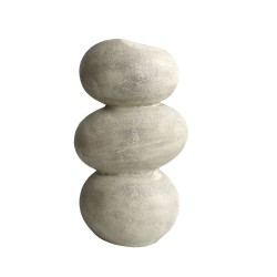 ARCODIE.II ΔΙΑΚΟΣΜΗΤΙΚΟ ΒΑΖΟ 18x15x33cm POLYRESIN STONE GREY
