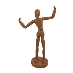 BALLO CORPO.1 ΔΙΑΚΟΣΜΗΤΙΚΟ ΣΩΜΑ 21x11x35cm POLYRESIN ΚΑΦΕ ΑΝΟΙΧΤΟ