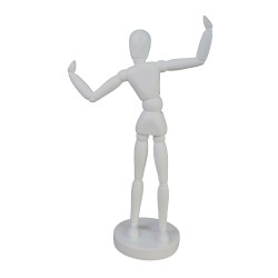 BALLO CORPO.3 ΔΙΑΚΟΣΜΗΤΙΚΟ ΣΩΜΑ 21x11x35cm POLYRESIN ΛΕΥΚΟ