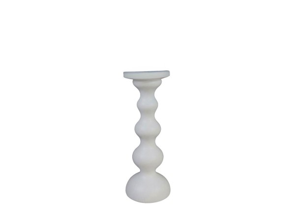 CADENA ΔΙΑΚΟΣΜΗΤΙΚΟ ΚΗΡΟΠΗΓΙΟ 11x11x29cm POLYRESIN ΛΕΥΚΟ