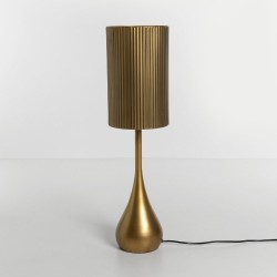 STALA ΦΩΤΙΣΤΙΚΟ ΕΠΙΤΡΑΠΕΖΙΟ 20x20x74cm ΜΕΤΑΛΛΟ BROWN GOLD