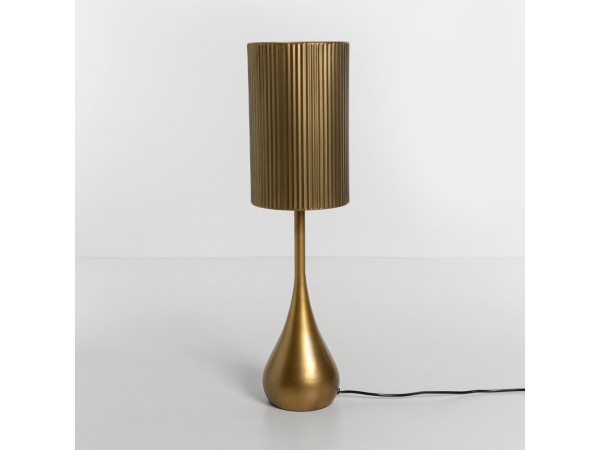 STALA ΦΩΤΙΣΤΙΚΟ ΕΠΙΤΡΑΠΕΖΙΟ 20x20x74cm ΜΕΤΑΛΛΟ BROWN GOLD