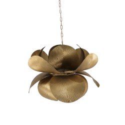 BLOSSOM ΦΩΤΙΣΤΙΚΟ ΚΡΕΜΑΣΤΟ 57x57x43cm ΜΕΤΑΛΛΟ BROWN GOLD