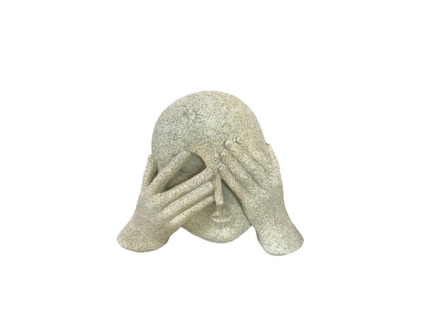 GLANCE ΔΙΑΚΟΣΜΗΤΙΚΟ ΠΡΟΣΩΠΟ 21x7x17cm POLYRESIN OFF WHITE