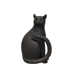 MILO ΔΙΑΚΟΣΜΗΤΙΚΟ ΓΑΤΑ 18x12x27cm POLYRESIN ΜΑΥΡΟ