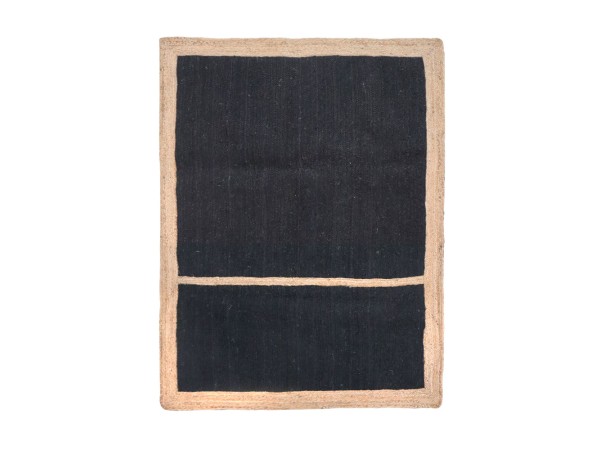 FRAME RUG A ΧΑΛΙ 140x210cm ΓΙΟΥΤΑ ΜΑΥΡΟ ΜΠΕΖ FRAME RUG A ΧΑΛΙ 140x210cm ΓΙΟΥΤΑ ΜΑΥΡΟ ΜΠΕΖ