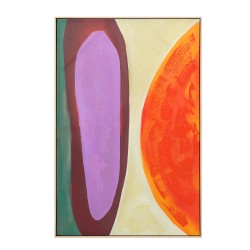 GEO DREAM A ΠΙΝΑΚΑΣ ΔΙΑΚΟΣΜΗΤΙΚΟΣ ΜΕ ΚΟΡΝΙΖΑ 80x120x4cm ΚΑΜΒΑΣ ΠΟΛΥΧΡΩΜΟ ΞΥΛΟ ΦΥΣΙΚΟ