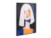 DONNA SOGNA ΠΙΝΑΚΑΣ ΔΙΑΚΟΣΜΗΤΙΚΟΣ ΜΕ ΚΟΡΝΙΖΑ 90x120x4cm ΚΑΜΒΑΣ ΠΟΛΥΧΡΩΜΟ ΞΥΛΟ ΜΑΥΡΟ