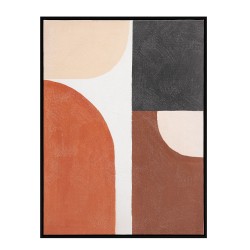 VARME B ΠΙΝΑΚΑΣ ΔΙΑΚΟΣΜΗΤΙΚΟΣ ΜΕ ΚΟΡΝΙΖΑ 60x80x4cm ΚΑΜΒΑΣ ΠΟΛΥΧΡΩΜΟ ΞΥΛΟ ΜΑΥΡΟ