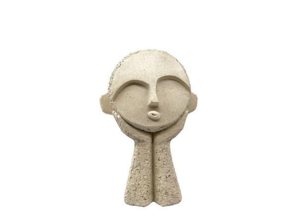 MOOD 1 ΔΙΑΚΟΣΜΗΤΙΚΟ ΠΡΟΣΩΠΟ 19x14x27cm POLYRESIN ΜΠΕΖ MOOD 1 ΔΙΑΚΟΣΜΗΤΙΚΟ ΠΡΟΣΩΠΟ 19x14x27cm POLYRESIN ΜΠΕΖ