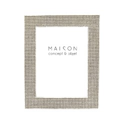 LINEAR ΚΟΡΝΙΖΑ 20x2x25cm POLYRESIN OFF WHITE ΓΥΑΛΙ