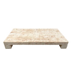 TRAVERTINO ΔΙΣΚΟΣ ΔΙΑΚΟΣΜΗΣΗΣ 34x17x5cm POLYRESIN STONE