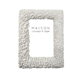 REEF A ΚΟΡΝΙΖΑ 17x3x22cm POLYRESIN ΑΣΠΡΟ ΓΥΑΛΙ