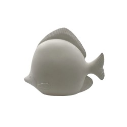 FLUX L ΔΙΑΚΟΣΜΗΤΙΚΟ ΨΑΡΙ 35x11x26cm POLYRESIN ΑΣΠΡΟ