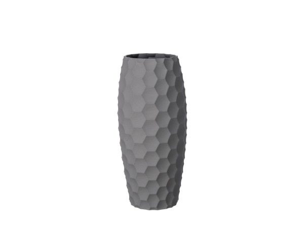 FLOW ΒΑΖΟ 19x19x41cm ΚΕΡΑΜΙΚΟ ΓΚΡΙ ΣΚΟΥΡΟ FLOW ΒΑΖΟ 19x19x41cm ΚΕΡΑΜΙΚΟ ΓΚΡΙ ΣΚΟΥΡΟ