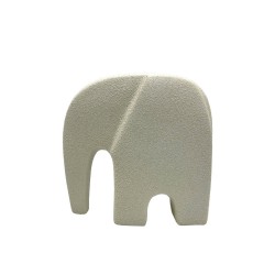 IVORY ΔΙΑΚΟΣΜΗΤΙΚΟ ΕΛΕΦΑΝΤΑΣ 21x9x20cm POLYRESIN ΑΣΠΡΟ