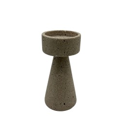 LITO ΚΗΡΟΠΗΓΙΟ 10x10x20cm POLYRESIN STONE ΜΠΕΖ