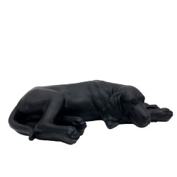 BULDON ΔΙΑΚΟΣΜΗΤΙΚΟ ΣΚΥΛΟΣ 40x23x11cm POLYRESIN ΜΑΥΡΟ